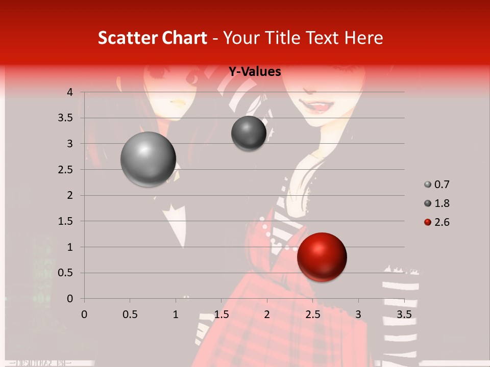 A Couple Of Women Standing Next To Each Other PowerPoint Template