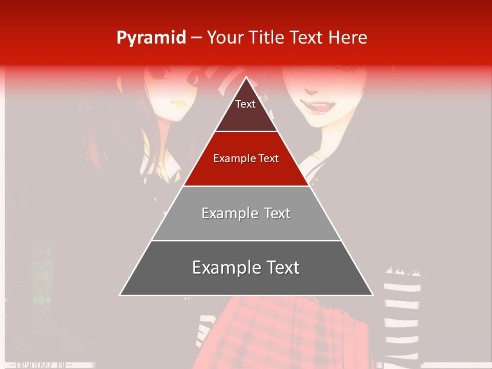 A Couple Of Women Standing Next To Each Other PowerPoint Template