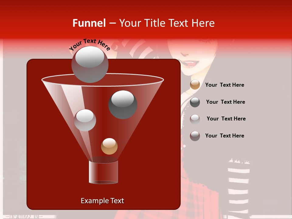 A Couple Of Women Standing Next To Each Other PowerPoint Template