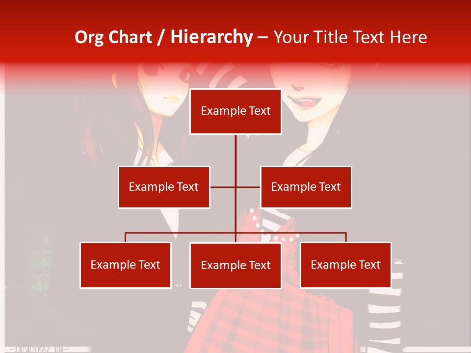 A Couple Of Women Standing Next To Each Other PowerPoint Template
