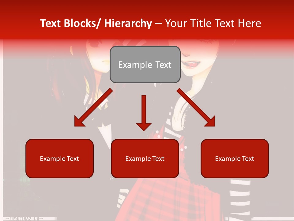 A Couple Of Women Standing Next To Each Other PowerPoint Template