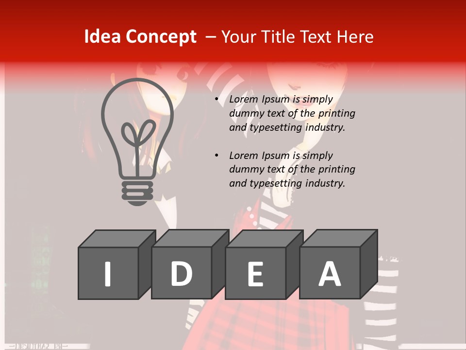 A Couple Of Women Standing Next To Each Other PowerPoint Template