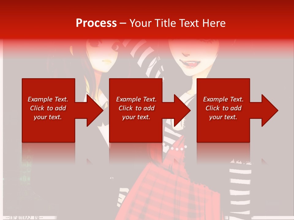 A Couple Of Women Standing Next To Each Other PowerPoint Template