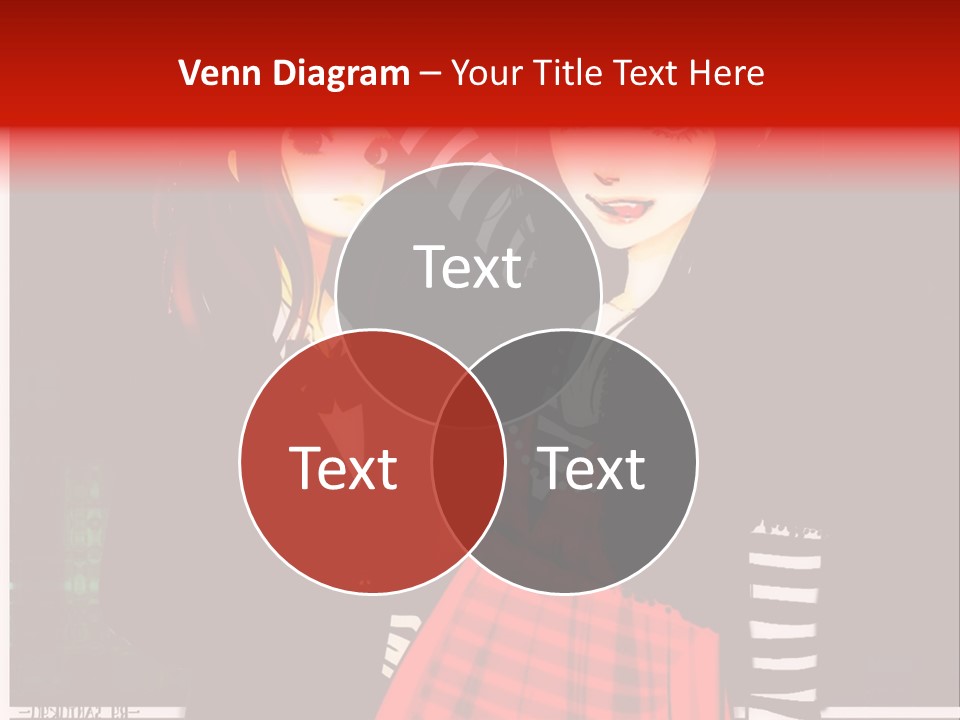 A Couple Of Women Standing Next To Each Other PowerPoint Template