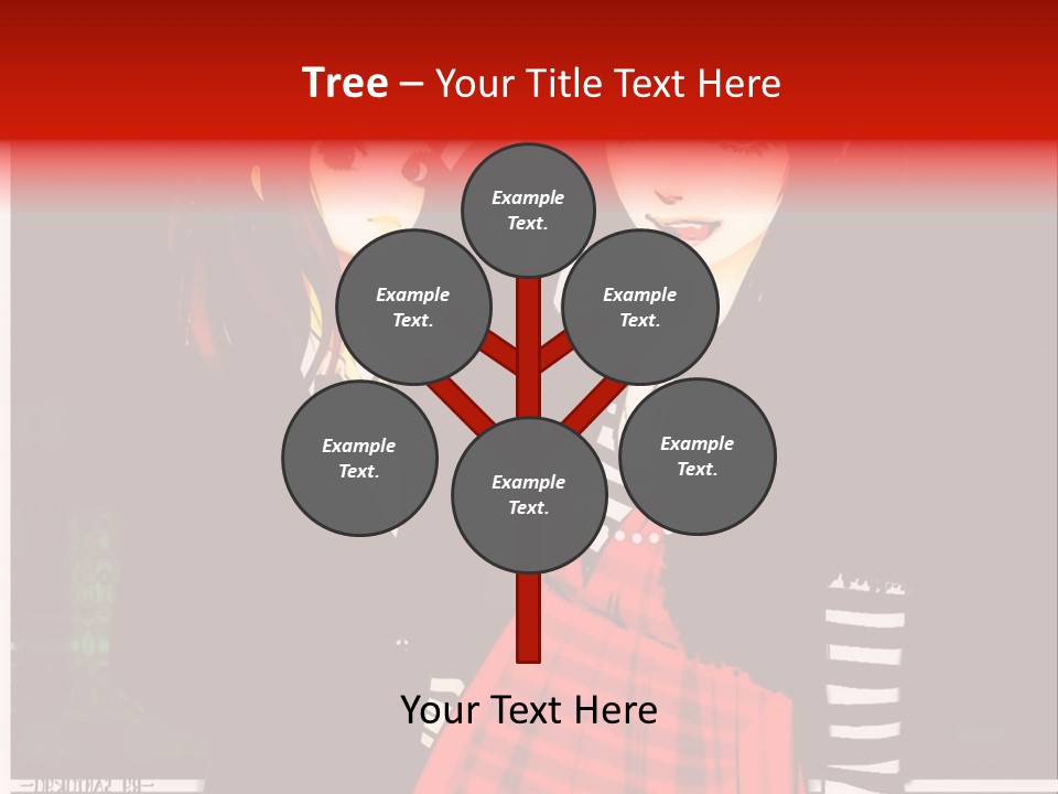 A Couple Of Women Standing Next To Each Other PowerPoint Template