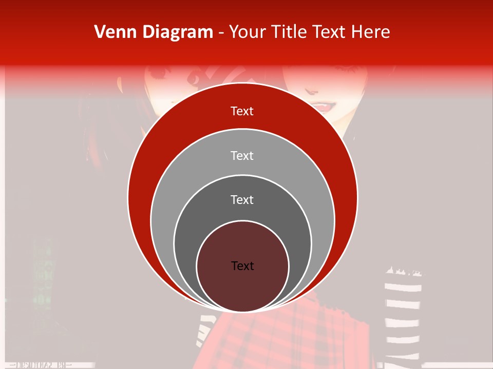 A Couple Of Women Standing Next To Each Other PowerPoint Template