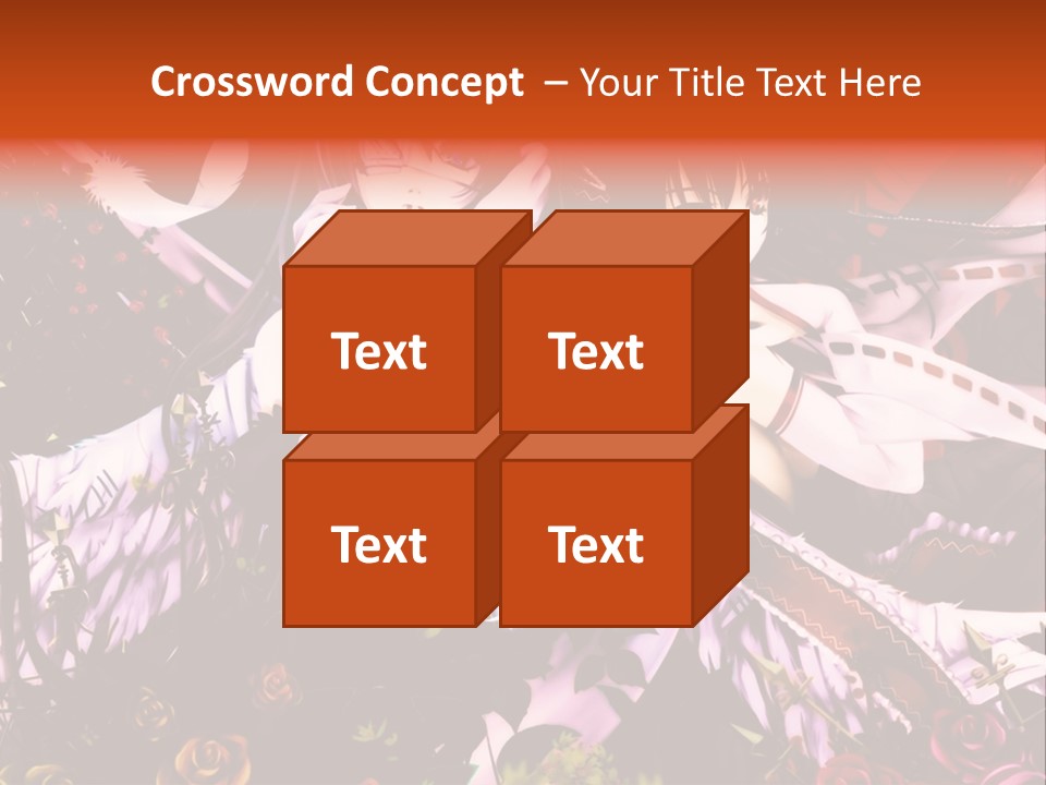 A Couple Of Anime Girls Sitting Next To Each Other PowerPoint Template