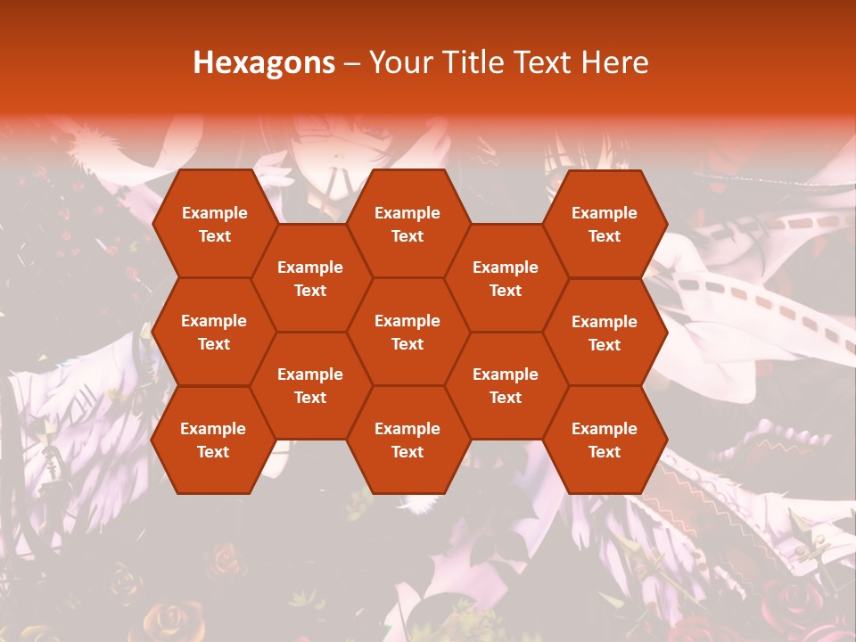 A Couple Of Anime Girls Sitting Next To Each Other PowerPoint Template