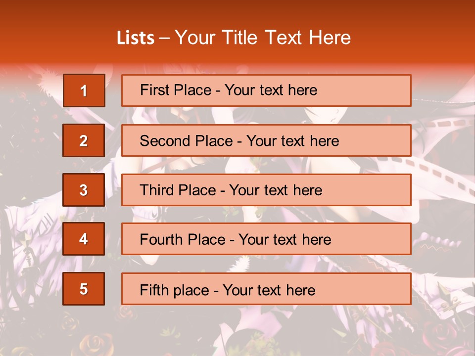 A Couple Of Anime Girls Sitting Next To Each Other PowerPoint Template
