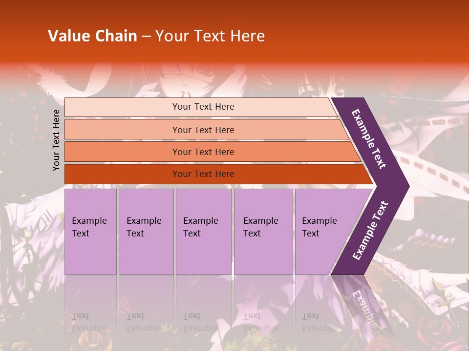 A Couple Of Anime Girls Sitting Next To Each Other PowerPoint Template