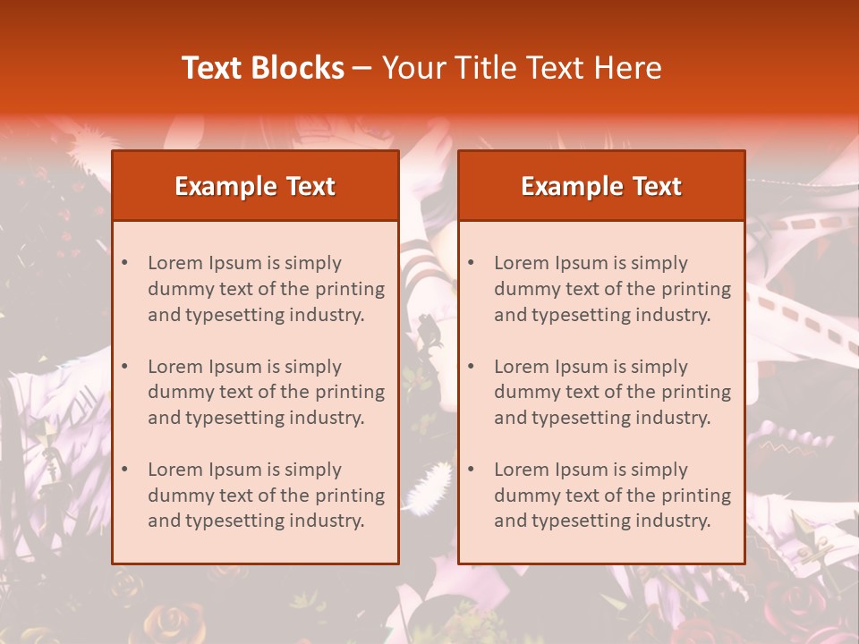 A Couple Of Anime Girls Sitting Next To Each Other PowerPoint Template