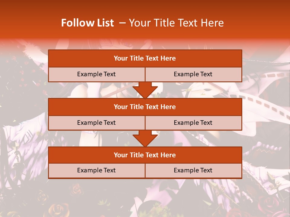 A Couple Of Anime Girls Sitting Next To Each Other PowerPoint Template