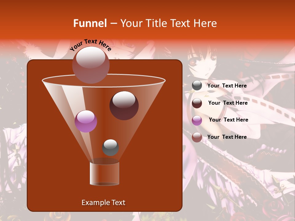 A Couple Of Anime Girls Sitting Next To Each Other PowerPoint Template