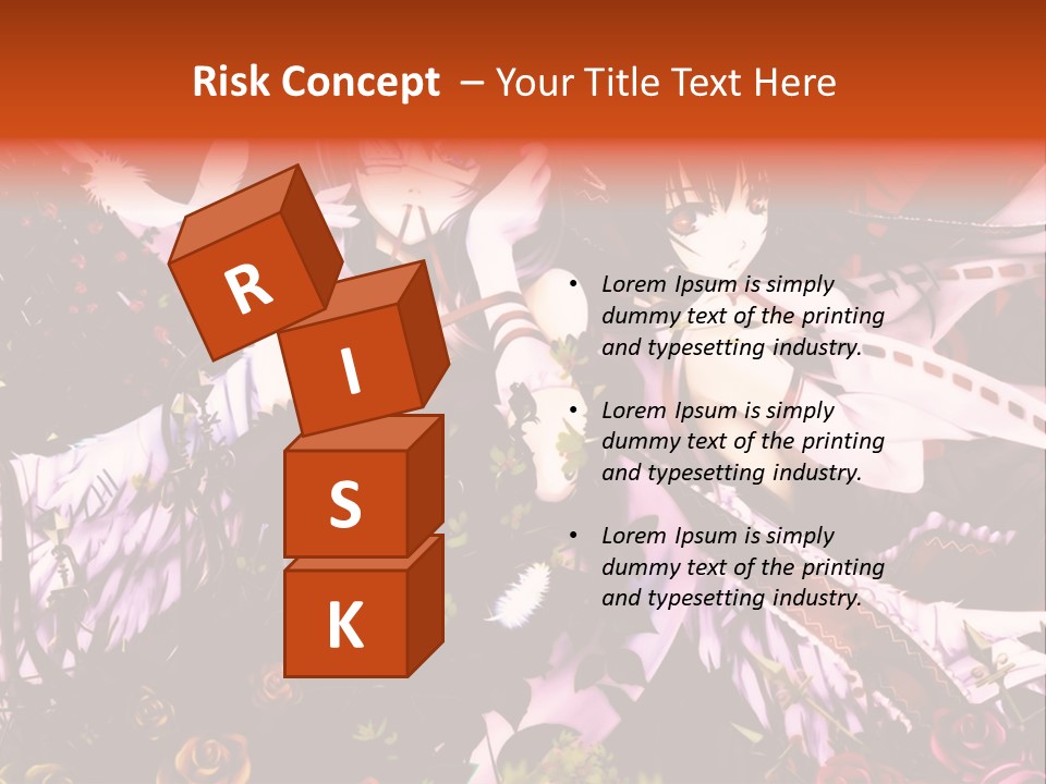 A Couple Of Anime Girls Sitting Next To Each Other PowerPoint Template