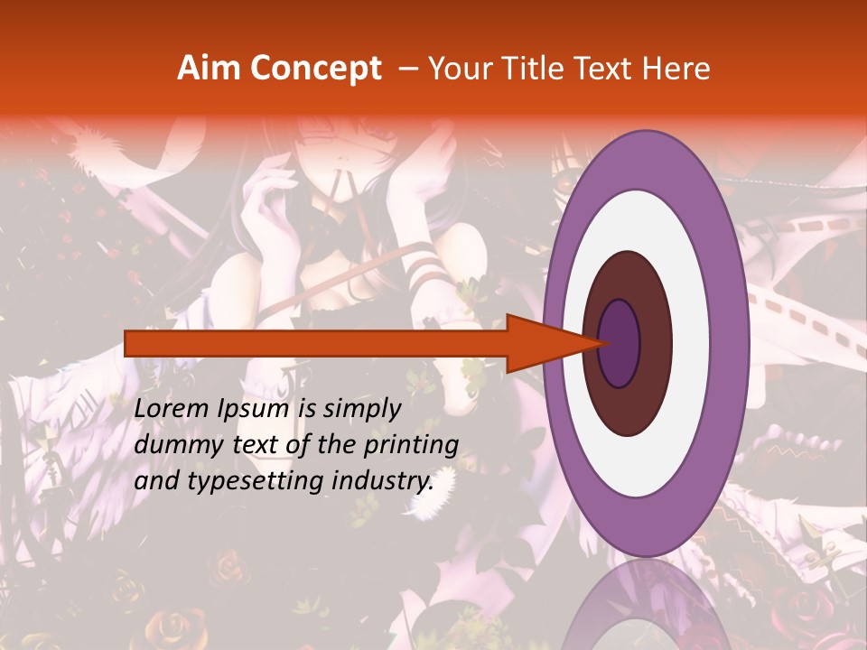 A Couple Of Anime Girls Sitting Next To Each Other PowerPoint Template