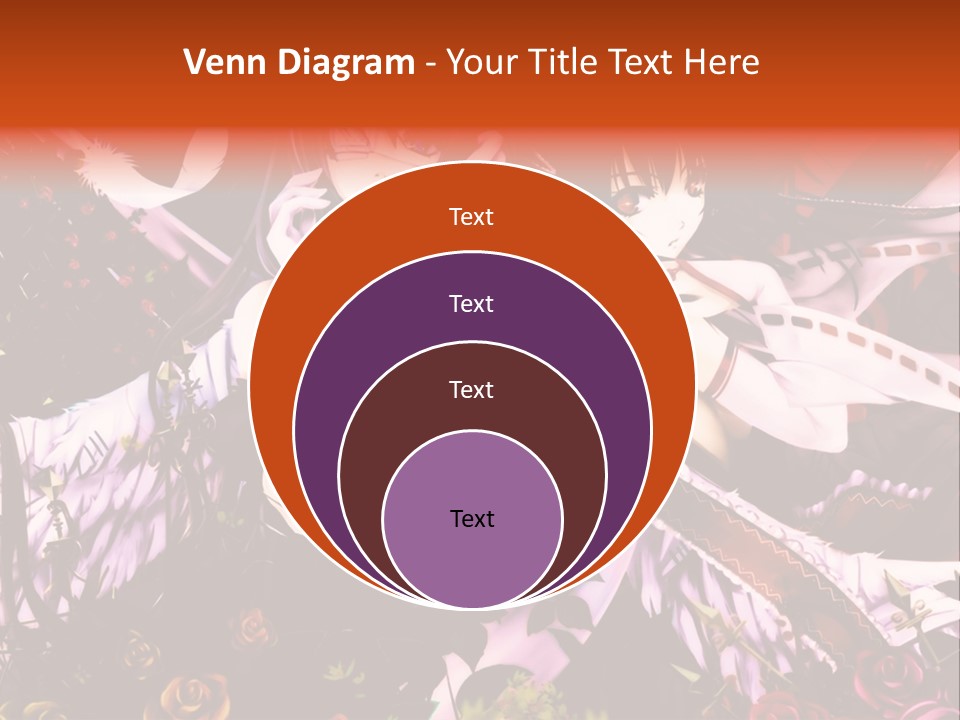 A Couple Of Anime Girls Sitting Next To Each Other PowerPoint Template