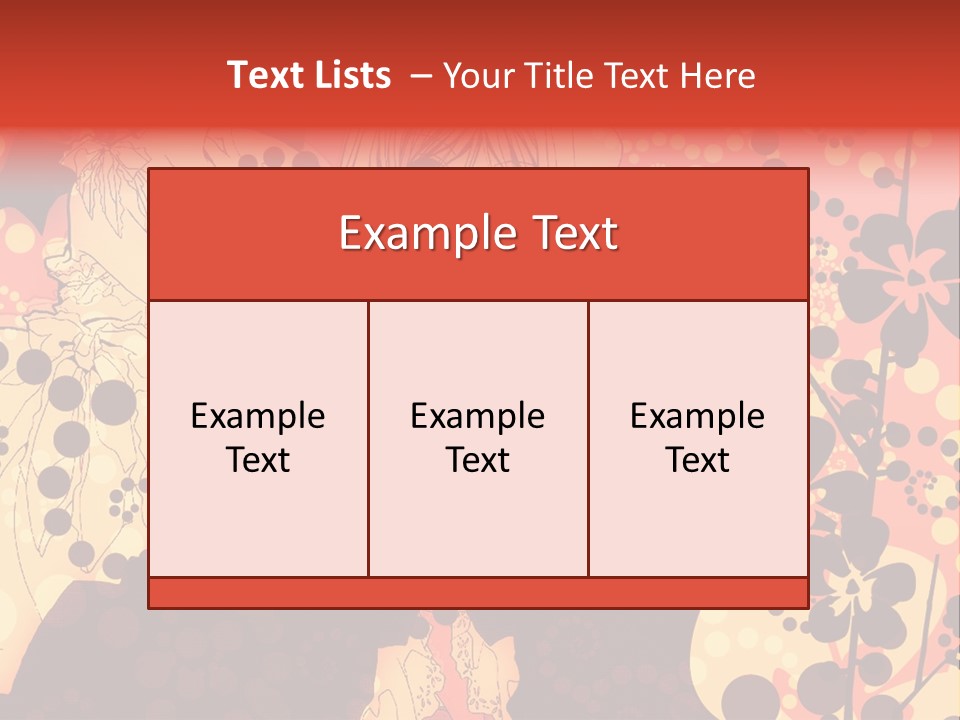 A Girl With Long Blonde Hair Standing In Front Of A Floral Background PowerPoint Template