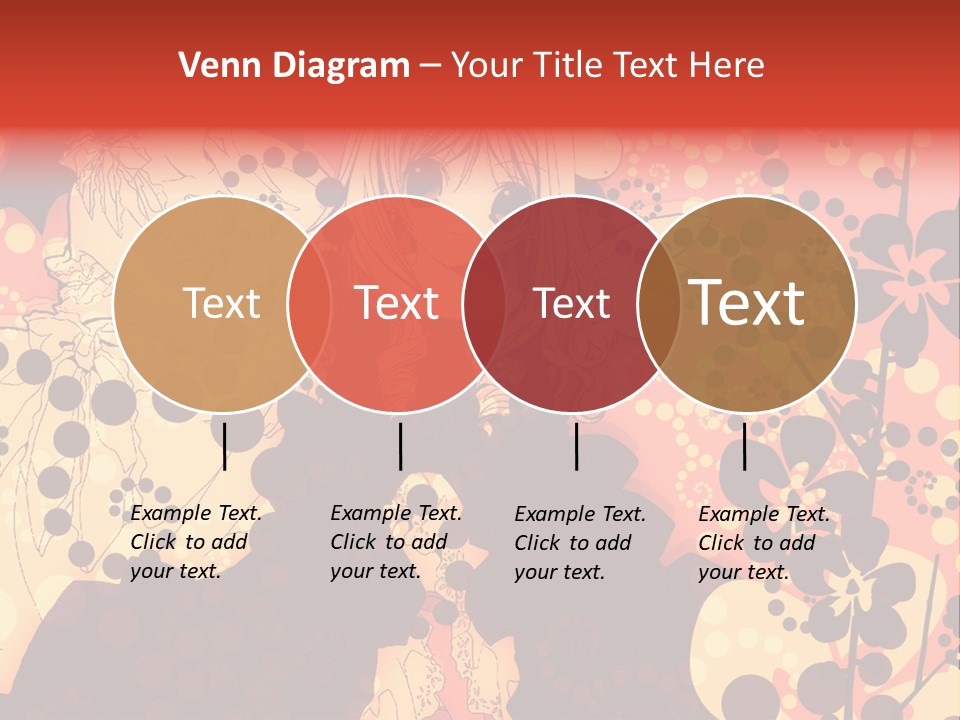 A Girl With Long Blonde Hair Standing In Front Of A Floral Background PowerPoint Template