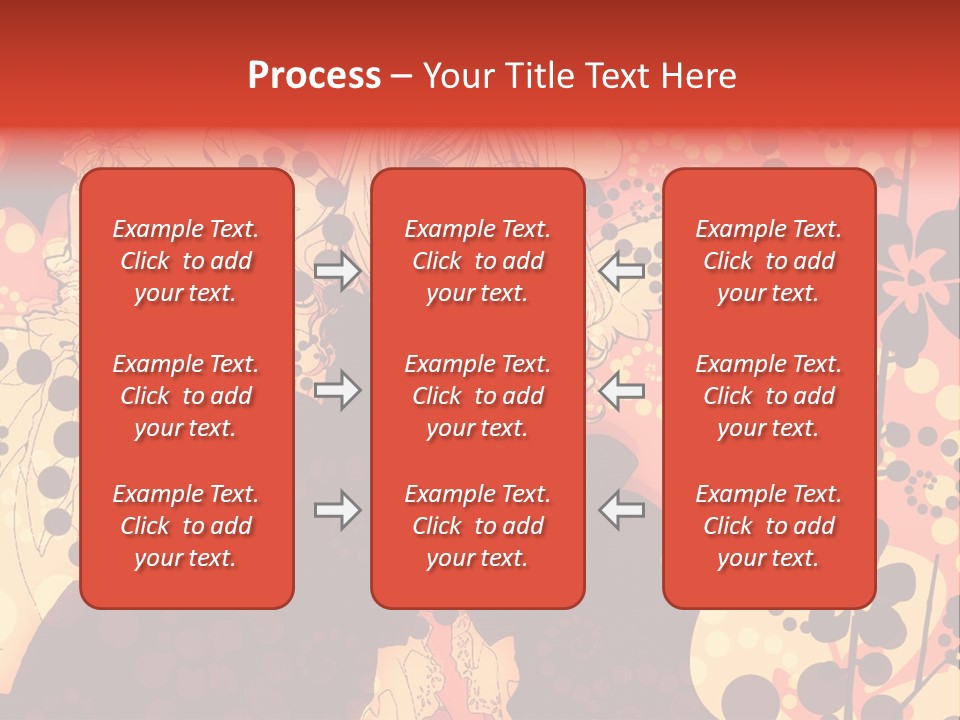A Girl With Long Blonde Hair Standing In Front Of A Floral Background PowerPoint Template