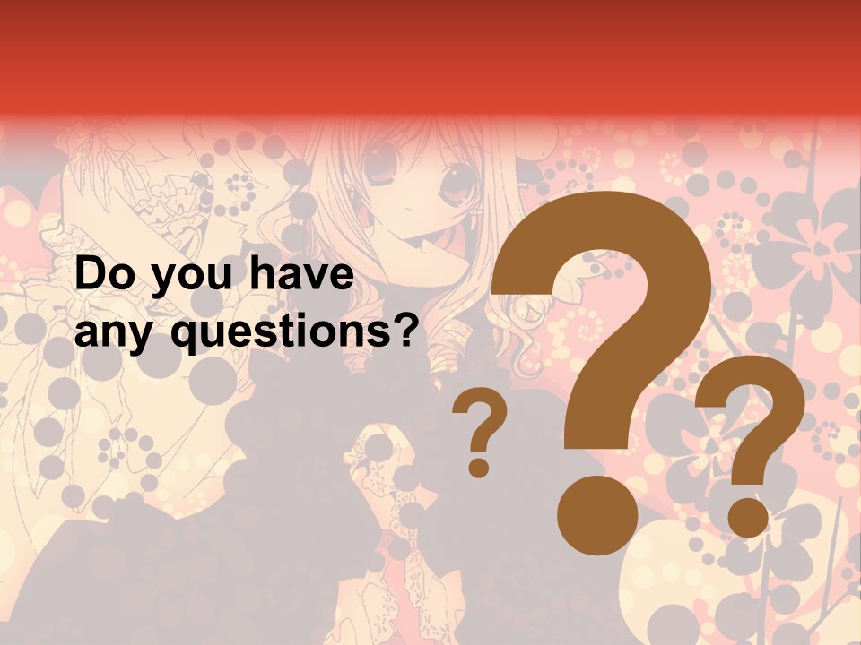 A Girl With Long Blonde Hair Standing In Front Of A Floral Background PowerPoint Template