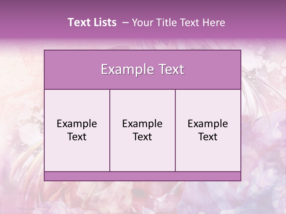 Two Anime Girls With Long Hair Standing Next To Each Other PowerPoint Template