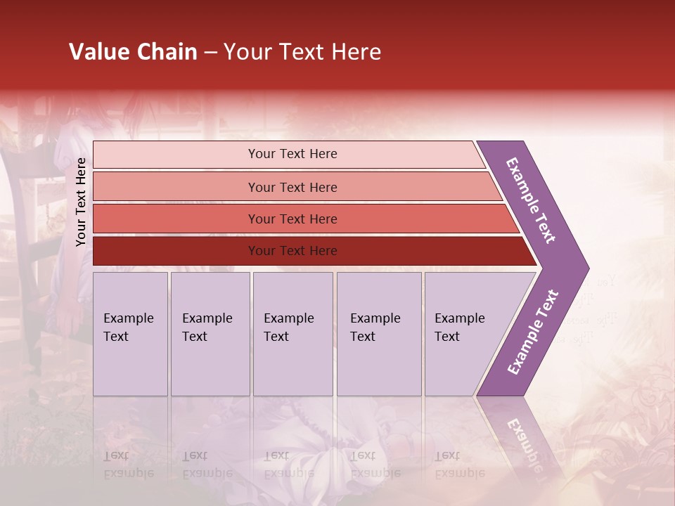 Two Anime Girls Sitting On A Chair In A Garden PowerPoint Template