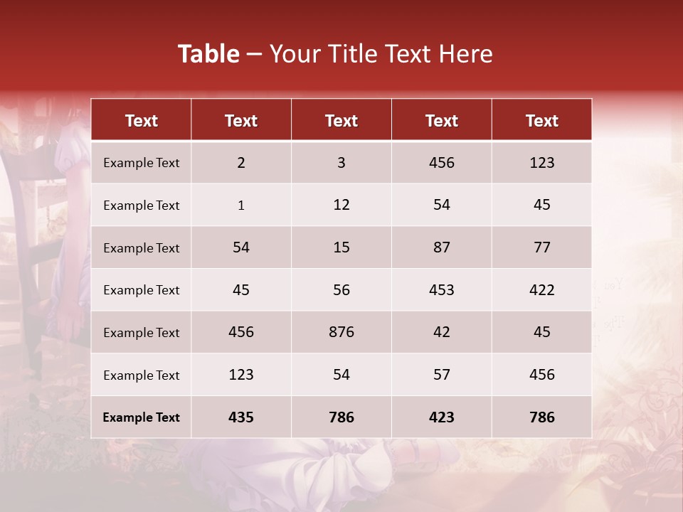 Two Anime Girls Sitting On A Chair In A Garden PowerPoint Template