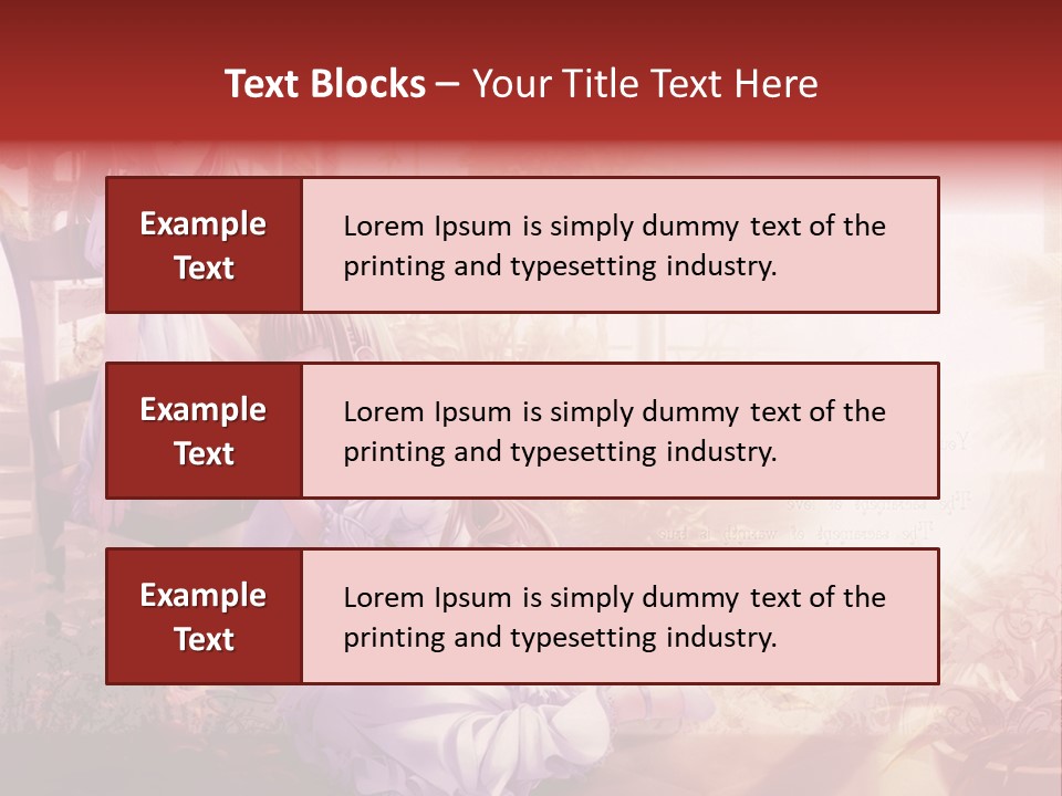 Two Anime Girls Sitting On A Chair In A Garden PowerPoint Template