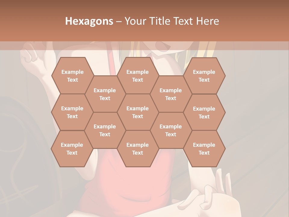 A Woman In A Red Top Is Sitting On A Bench PowerPoint Template