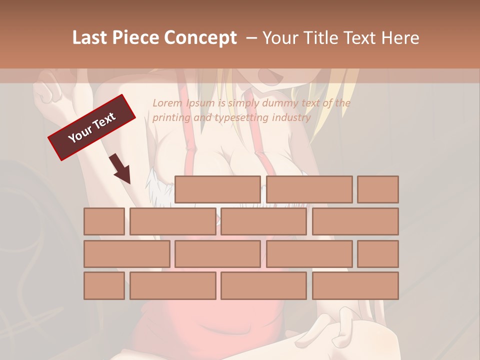 A Woman In A Red Top Is Sitting On A Bench PowerPoint Template