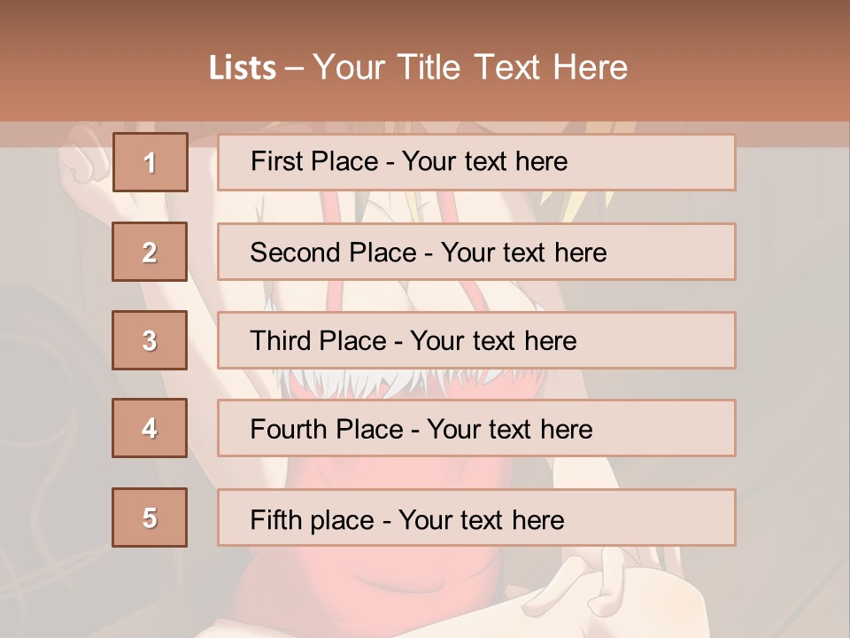 A Woman In A Red Top Is Sitting On A Bench PowerPoint Template