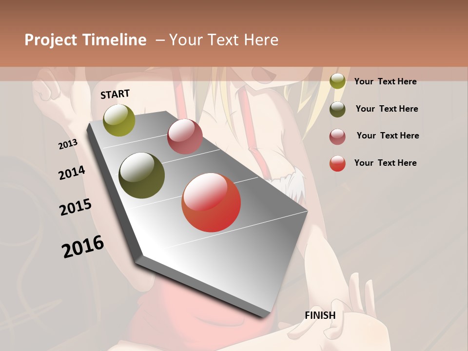 A Woman In A Red Top Is Sitting On A Bench PowerPoint Template