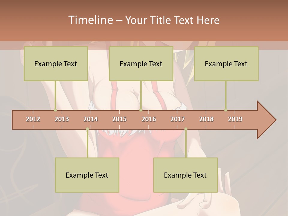 A Woman In A Red Top Is Sitting On A Bench PowerPoint Template