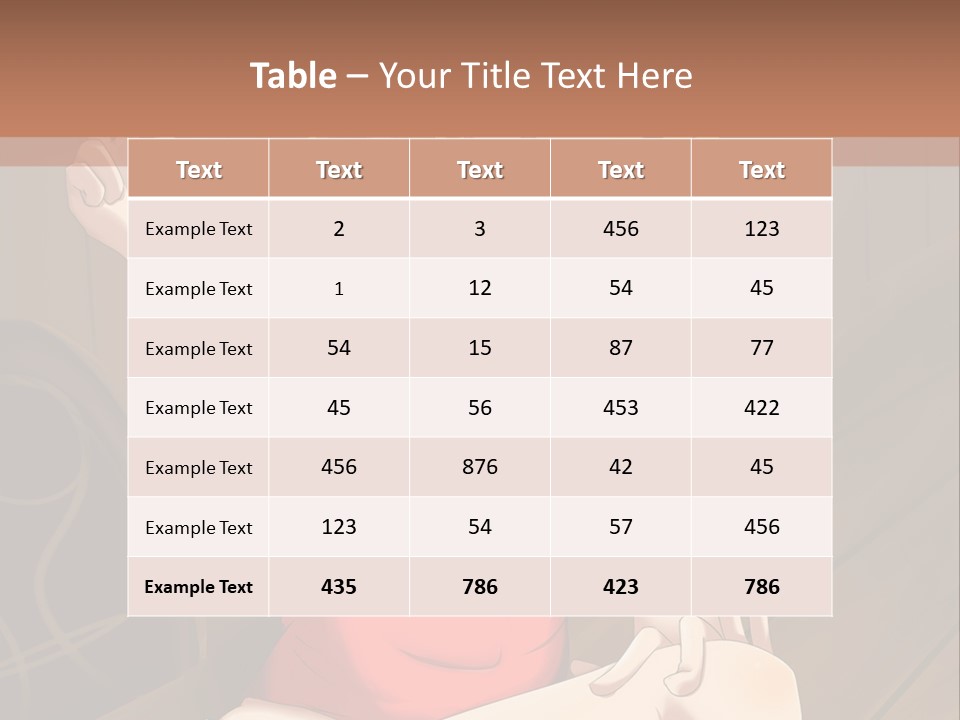 A Woman In A Red Top Is Sitting On A Bench PowerPoint Template