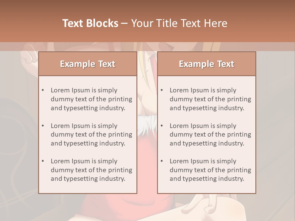 A Woman In A Red Top Is Sitting On A Bench PowerPoint Template