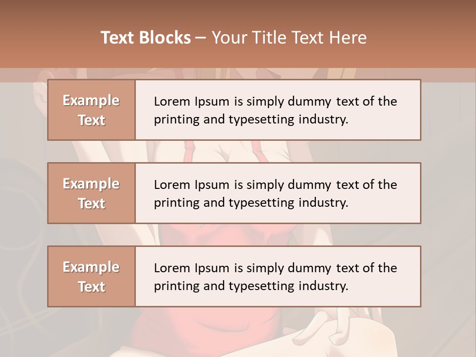 A Woman In A Red Top Is Sitting On A Bench PowerPoint Template