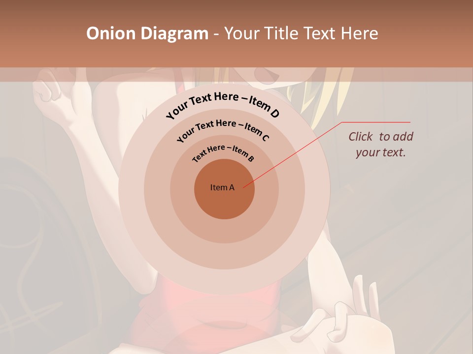 A Woman In A Red Top Is Sitting On A Bench PowerPoint Template