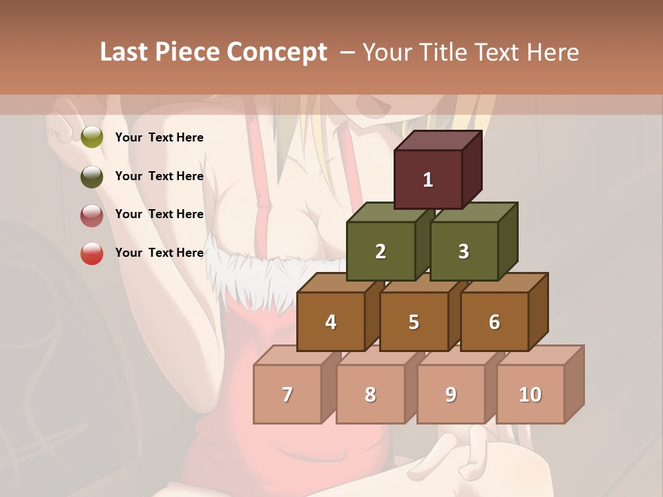 A Woman In A Red Top Is Sitting On A Bench PowerPoint Template