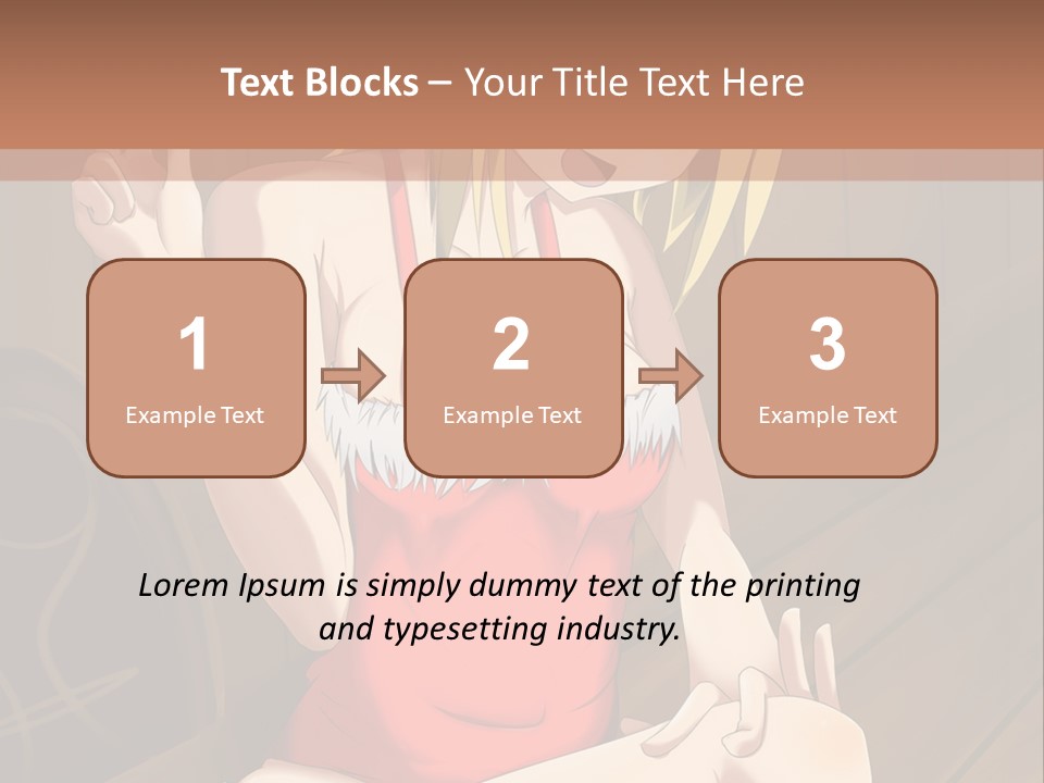 A Woman In A Red Top Is Sitting On A Bench PowerPoint Template