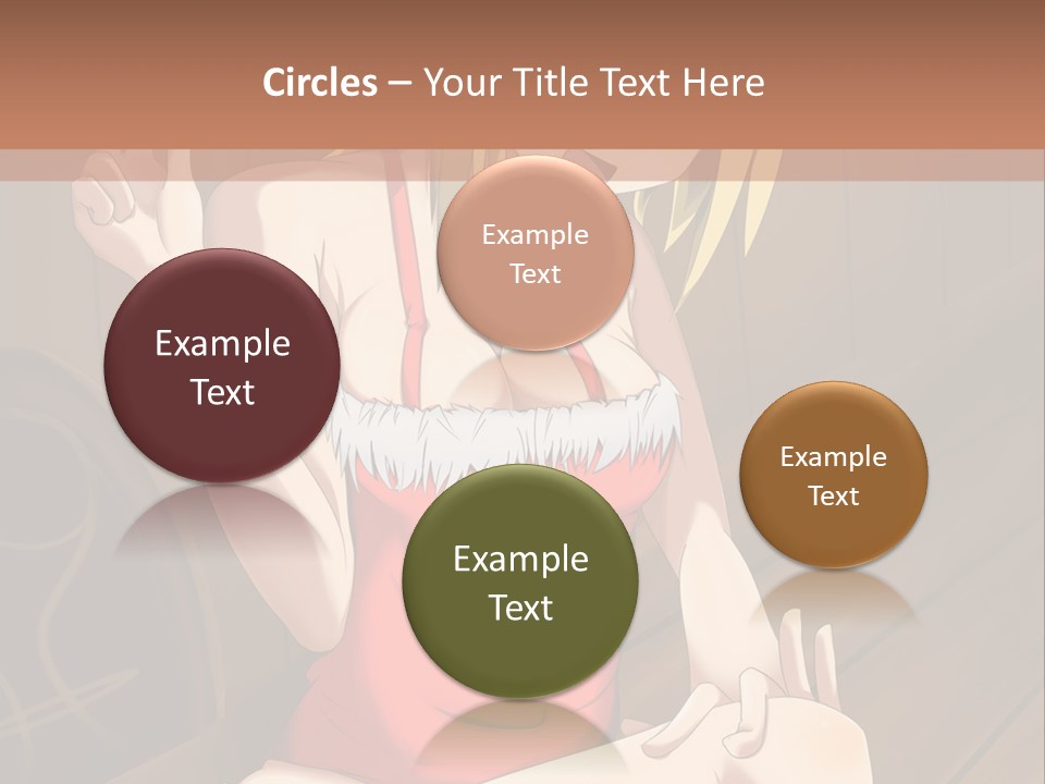 A Woman In A Red Top Is Sitting On A Bench PowerPoint Template