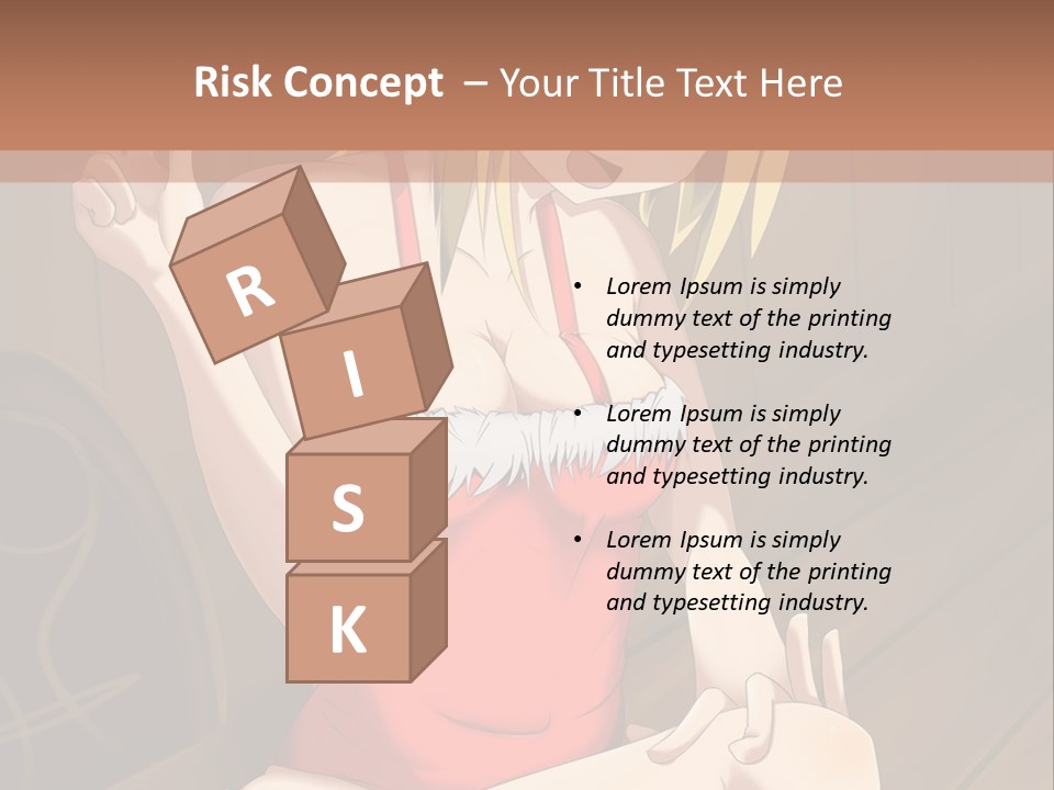 A Woman In A Red Top Is Sitting On A Bench PowerPoint Template