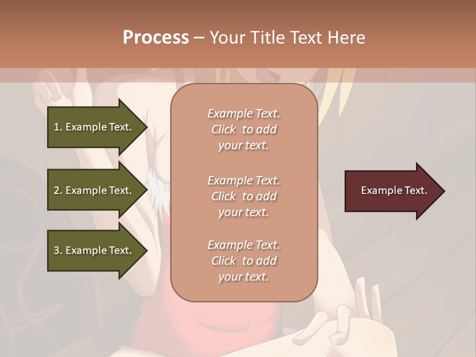 A Woman In A Red Top Is Sitting On A Bench PowerPoint Template