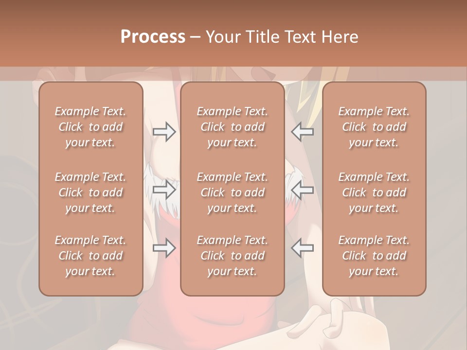 A Woman In A Red Top Is Sitting On A Bench PowerPoint Template