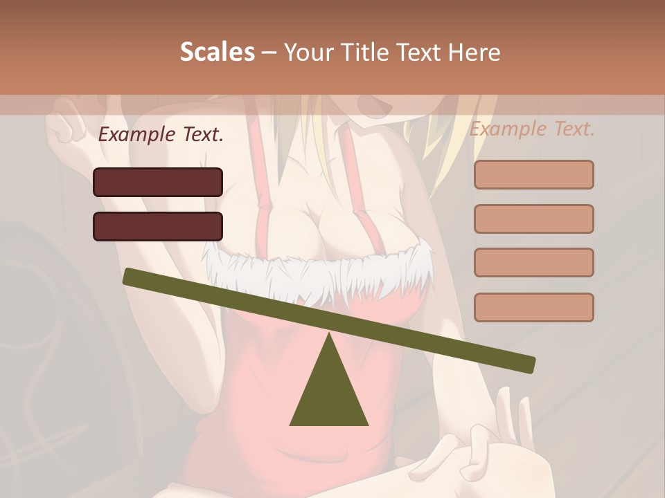 A Woman In A Red Top Is Sitting On A Bench PowerPoint Template