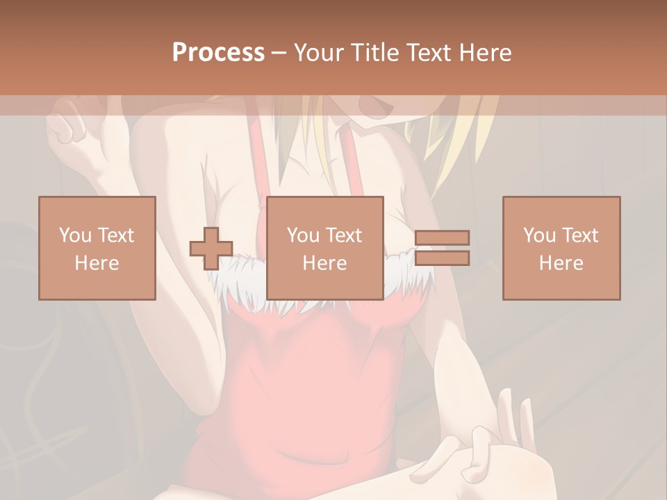 A Woman In A Red Top Is Sitting On A Bench PowerPoint Template