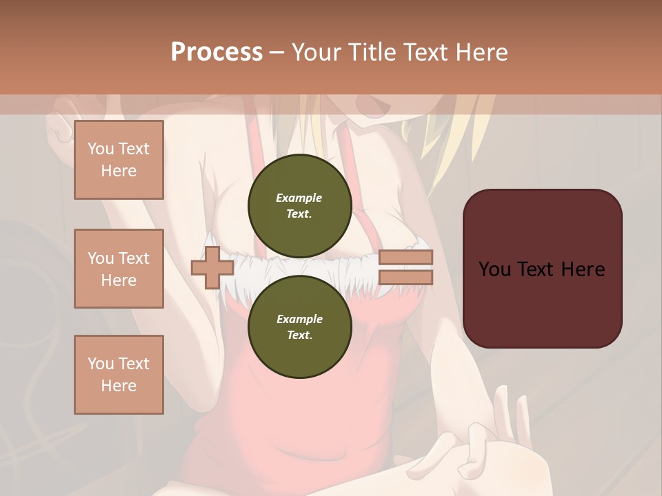 A Woman In A Red Top Is Sitting On A Bench PowerPoint Template