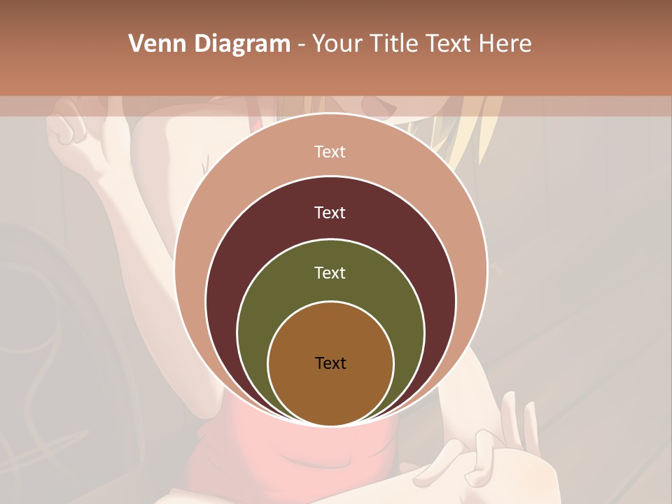 A Woman In A Red Top Is Sitting On A Bench PowerPoint Template