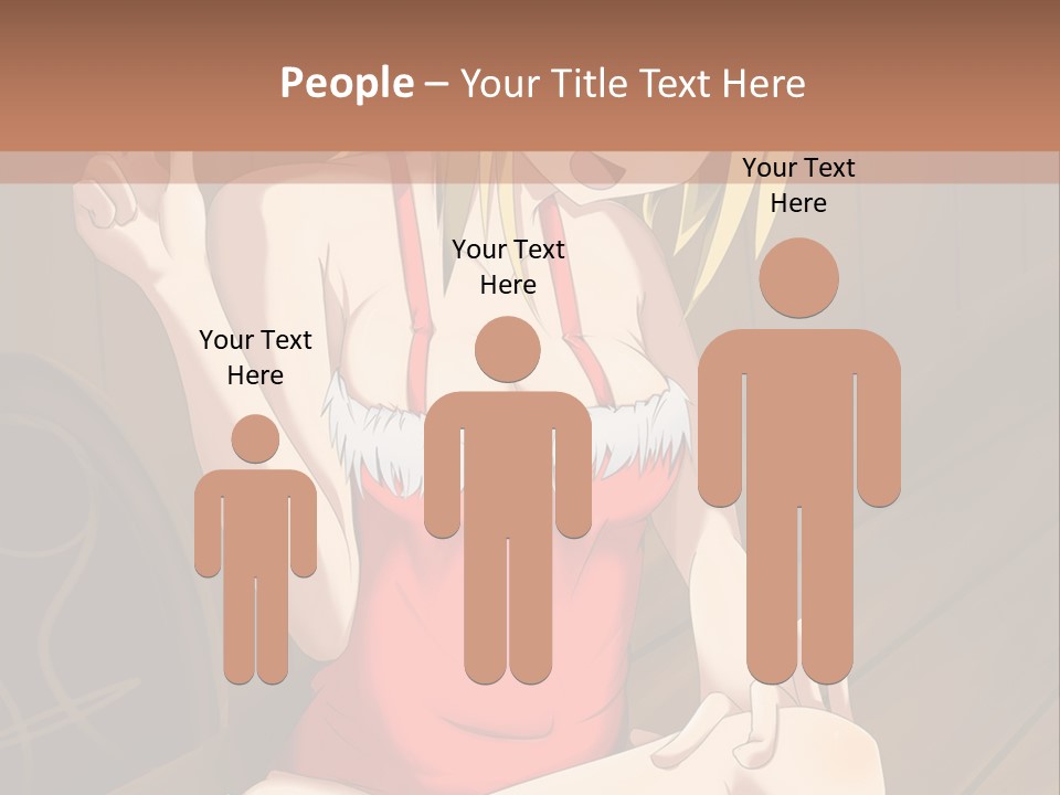 A Woman In A Red Top Is Sitting On A Bench PowerPoint Template