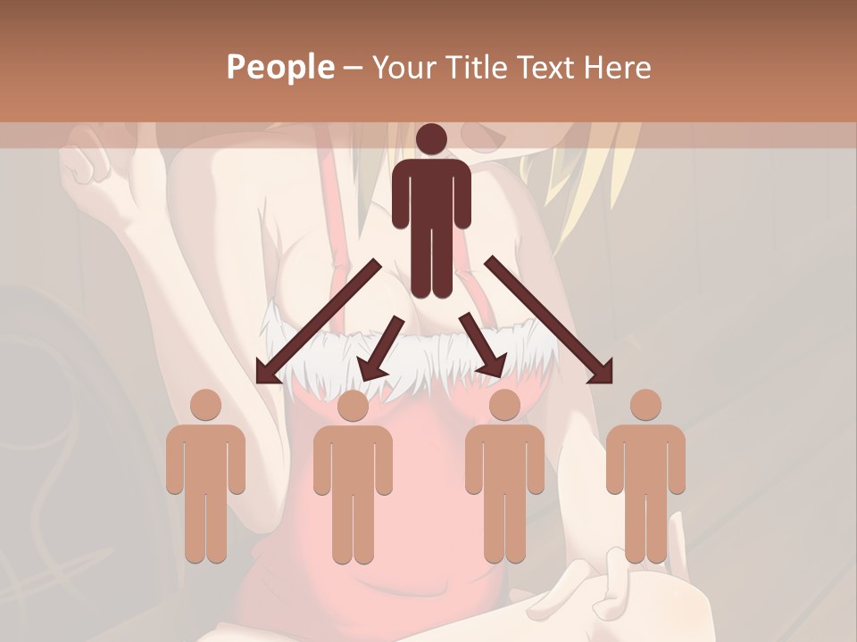 A Woman In A Red Top Is Sitting On A Bench PowerPoint Template