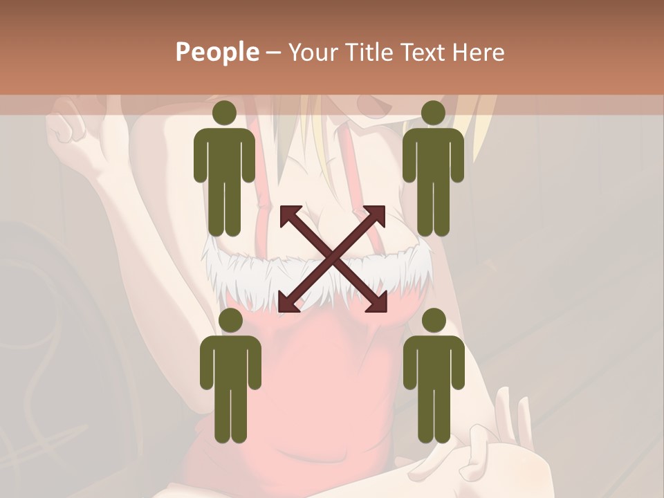 A Woman In A Red Top Is Sitting On A Bench PowerPoint Template